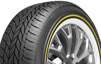 4 Vogue Tyres Custom Built Radial 225/60R16 102H White/Gold Sidewall Tires 460AA 0.3145.171 / 225/60/16 / 2256016