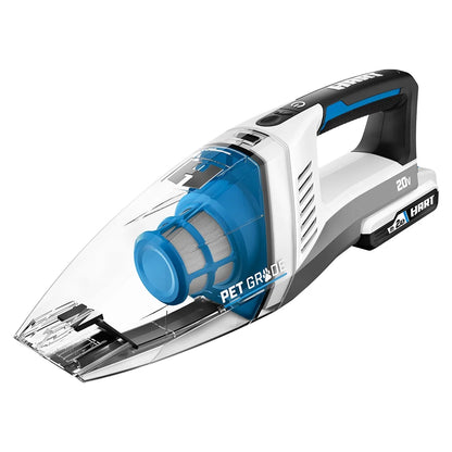 HART 20-Volt Cordless Hand Vacuum Kit with Multi-Surface Motorized Brush Roll, HPHV34B
