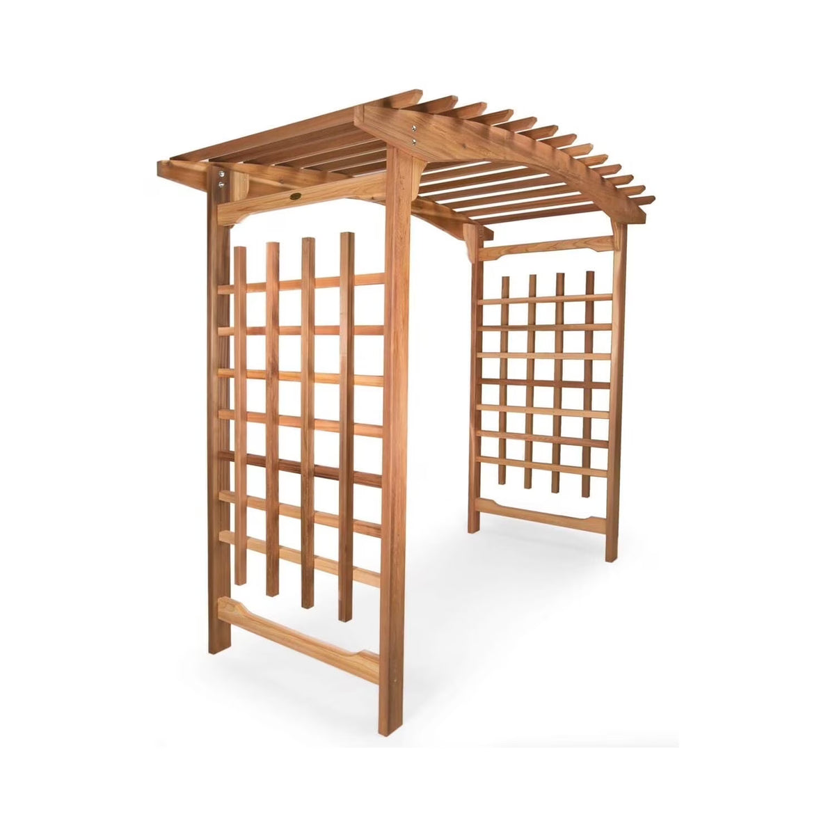 All Things Cedar PA106 Pagoda Wedding Arbor - Elegant Garden Arch for Weddings and Landscapes