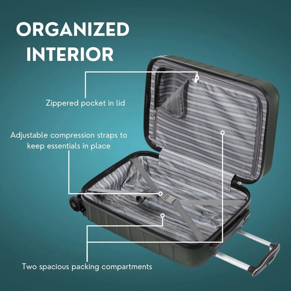 Skyway Luggage Epic 2.0 24" Hardside 8-Wheel Medium Check-In Spinner