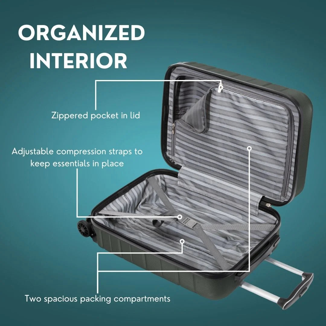 Skyway Luggage Epic 2.0 24" Hardside 8-Wheel Medium Check-In Spinner