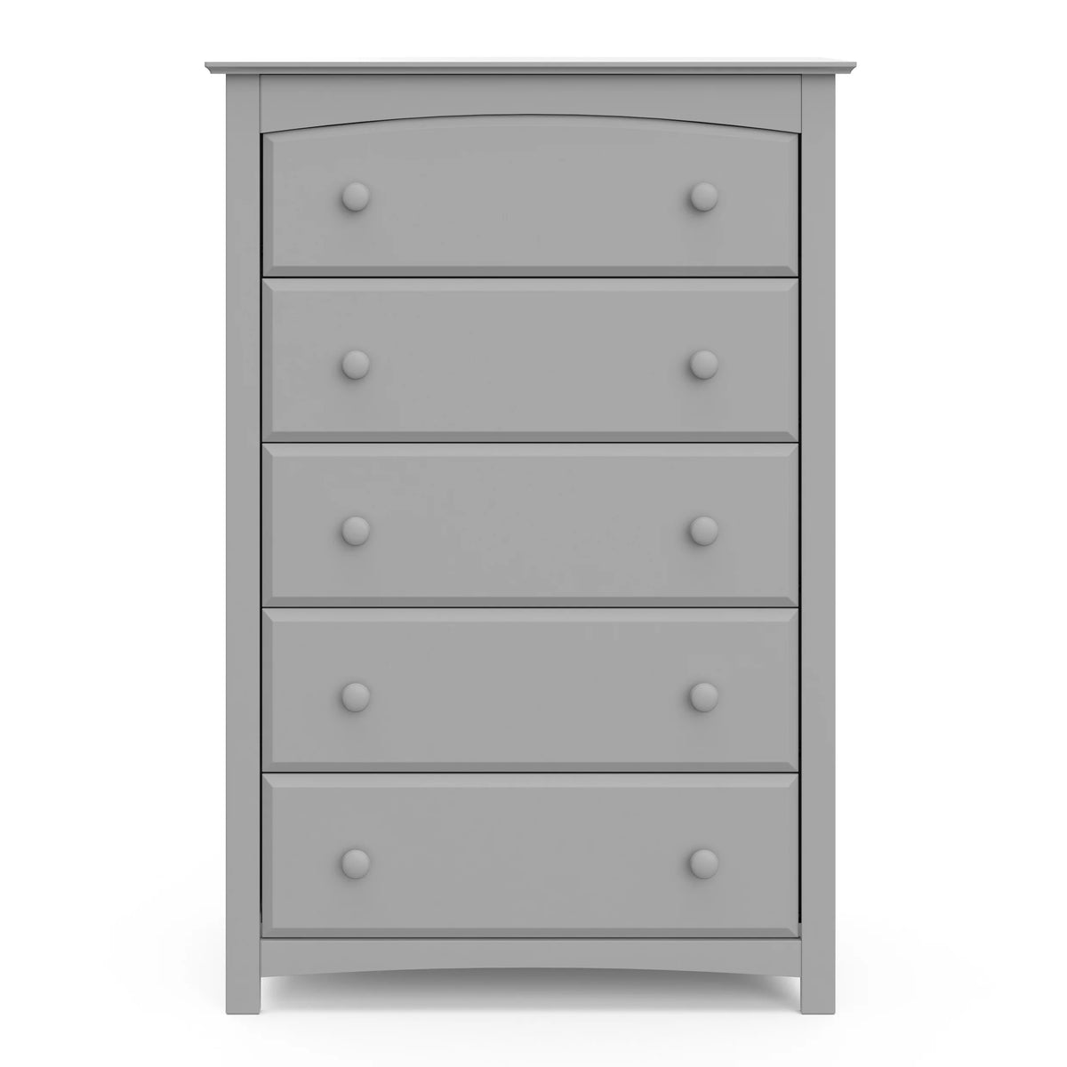 Storkcraft Kenton 5 Drawer Nursery Dresser, Pebble Gray