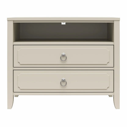 Her Majesty 2 Drawer Nightstand, Mustard Yellow
