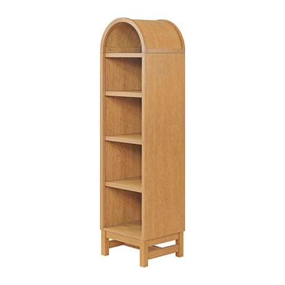 Better Homes & Gardens Juliet Narrow Arch Bookcase, Rich Black and Light Honey