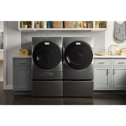 Whirlpool 5.0 cu ft High-Efficiency White Front Load Washing Machine with Load & Go(TM) XL Dispenser