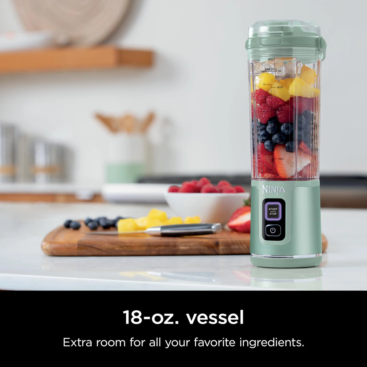 Ninja Blast Portable Blender, Cordless, 18oz. Vessel, Personal Blender for Shakes & Smoothies, BPA Free, Leakproof Lid & Sip Spout, USB-C Rechargeable, Dishwasher Safe Parts, Metallic Purple,