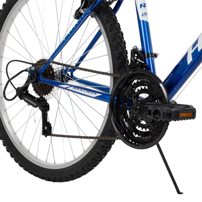 Huffy 26" Rock Creek Mountain Bike, Fits Riders 5'0"+, Blue, Adult, Men's
