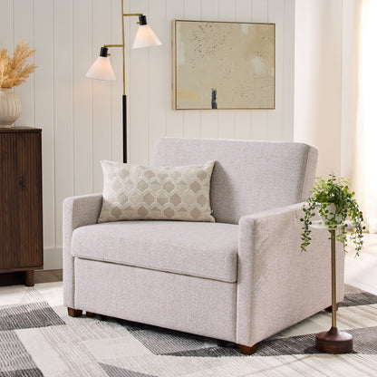 Better Homes & Gardens Nolan Pull Out Sleeper Accent Chair, Wheat