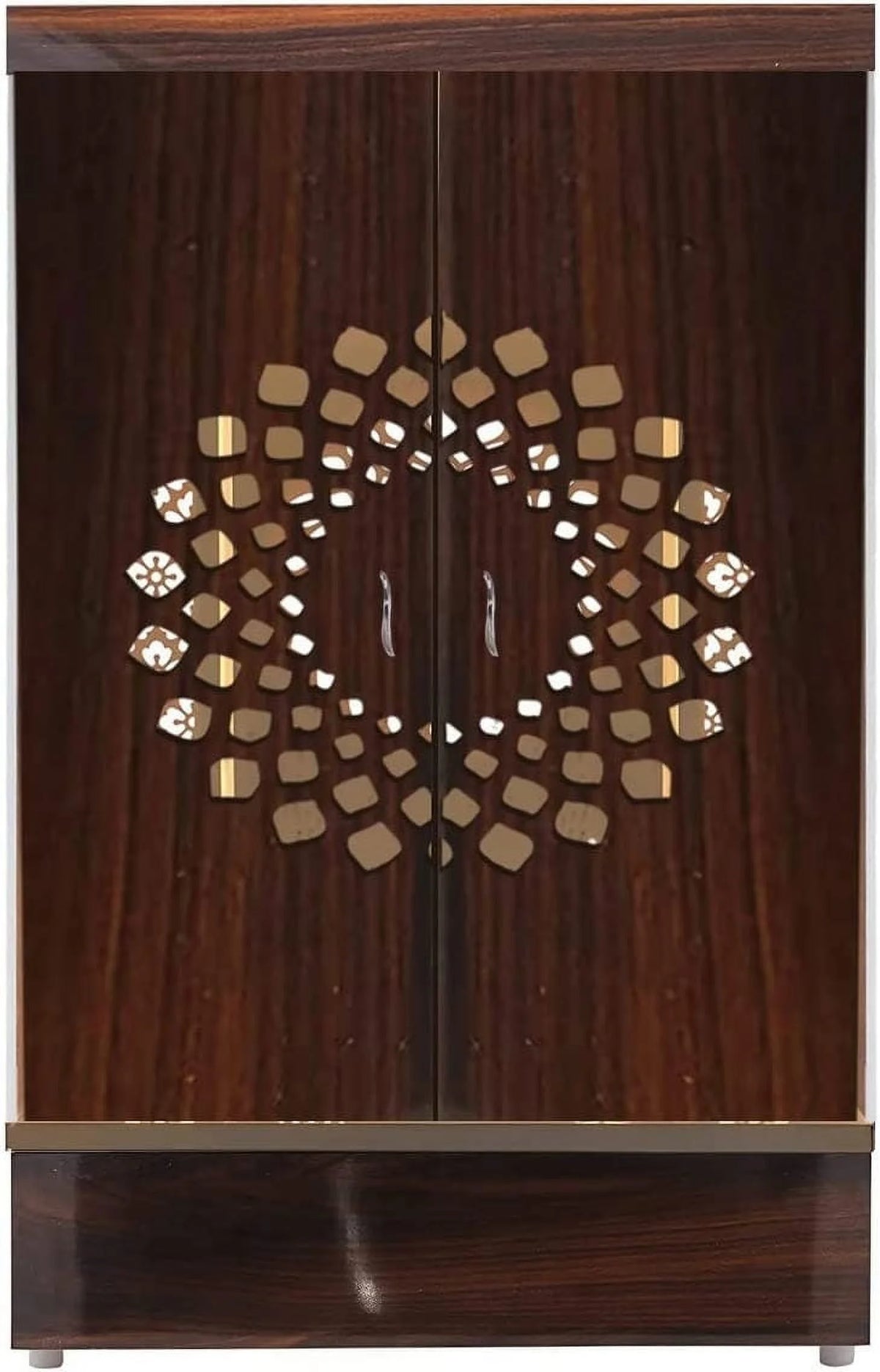 Customized Wooden Cabinet Desginer Mandir With LED / Mandir For Home & Office / Temple For Home / Pooja Ghar / Mandir With Lights /Storage