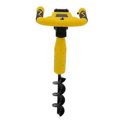ToppiJoy 550rpm Cordless Electric Post Hole Digger Hole Digging Machine Electric Earth Auger for Post Hole Digging Drilling Tree Planting, with Battery and Charger