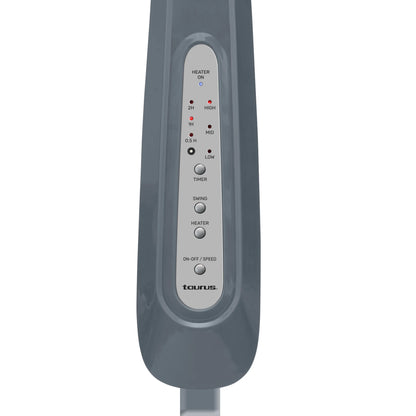 Taurus Tropicano 2-in-1 Fan & Space Heater, Quiet Oscillating Floor Fan with EcoJet Cooling and Heating for Year-Round Comfort