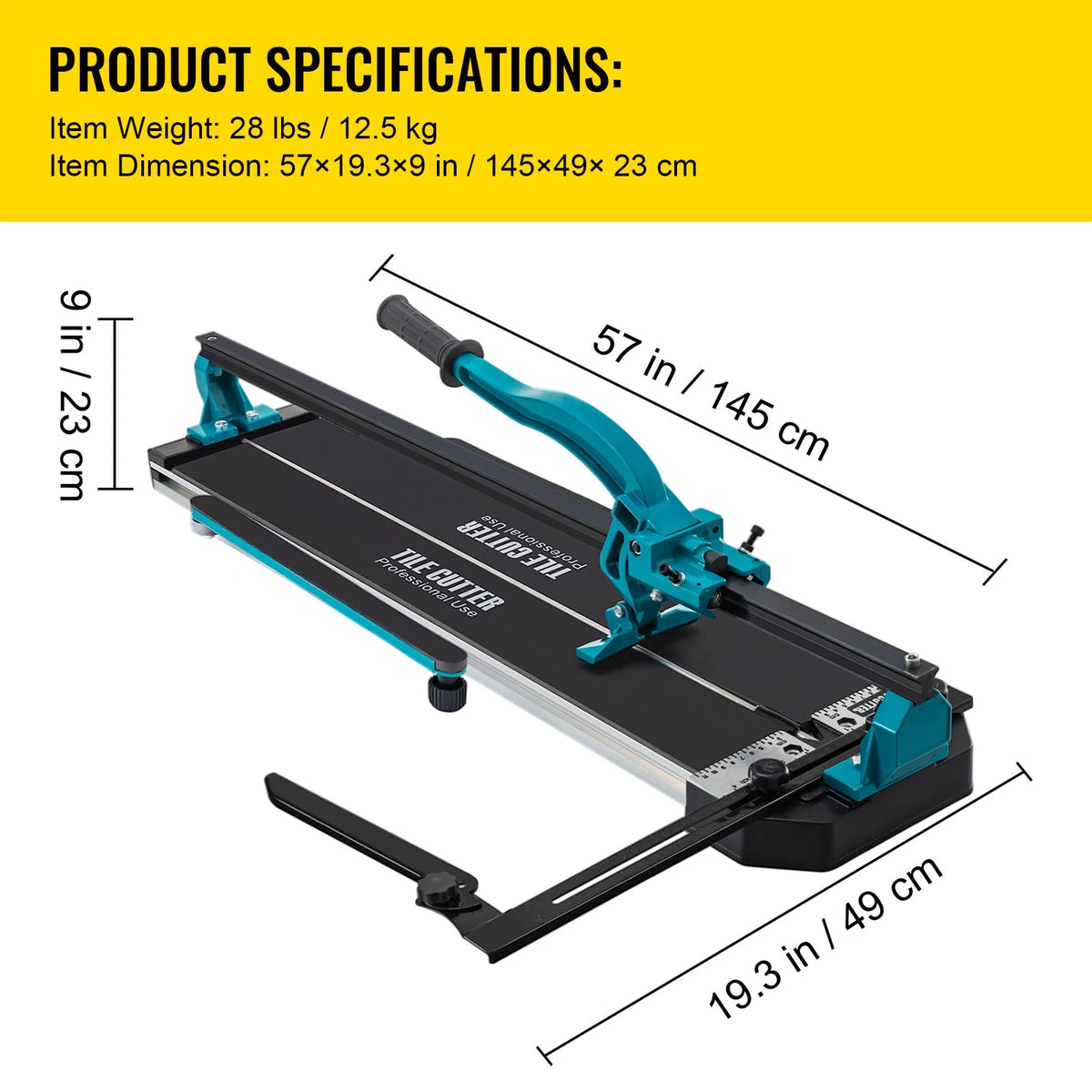 VEVOR, 47 Inch Heavy Duty Manual Tile Hand Tool Cutter