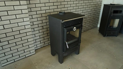 Indoor Multifunctional Wood Burning Stove with Box, Overtop Cooking Stove, Wood Burning Stove, Fire Pit, Tiny House, Fire Place, Farm House