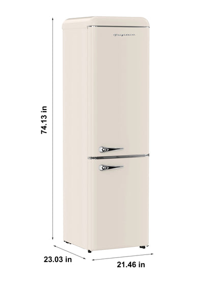 Frigidaire 9.0 Cu. Ft. Bottom Mount Retro Refrigerator, Black