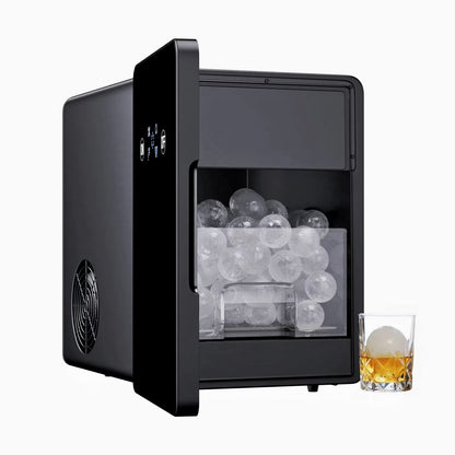 TABU 40Lbs/24H Countertop Ice Maker Machine,3 in 1 Ice Maker with Water Dispenser,Crushed Ice,Black