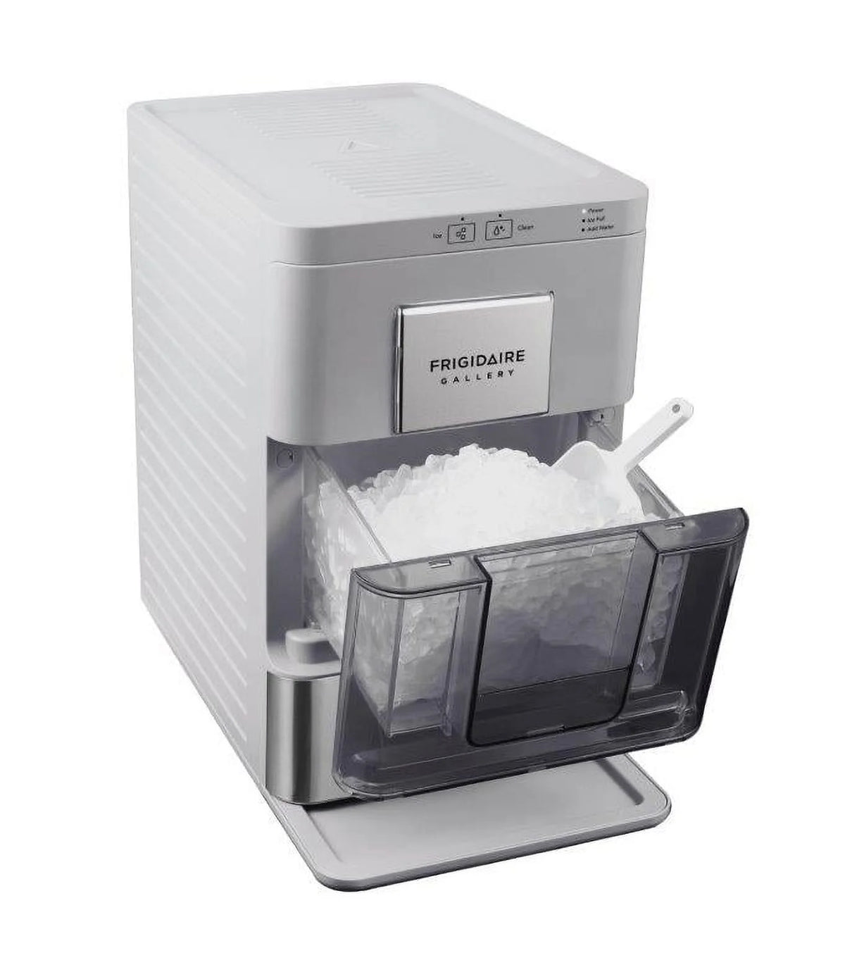 Frigidaire Nugget Ice Maker EFIC256, Countertop Nugget Ice Machine with Transparent Window, Nugget Ice Maker with 44 lbs. Capacity, Auto Self Cleaning Ice Maker Machine, Black