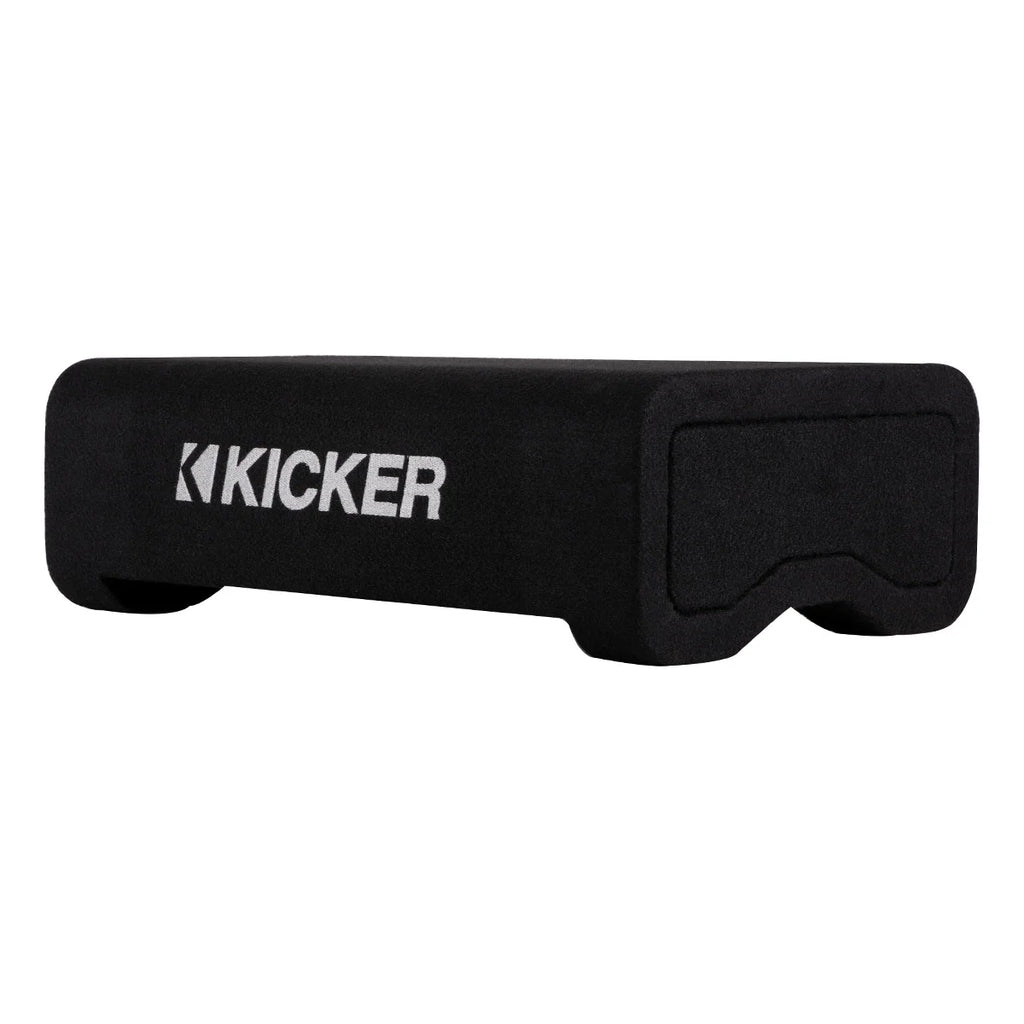 Kicker CompRT 10" Down Firing Loaded Subwoofer Enclosure Black, 2 Ohm