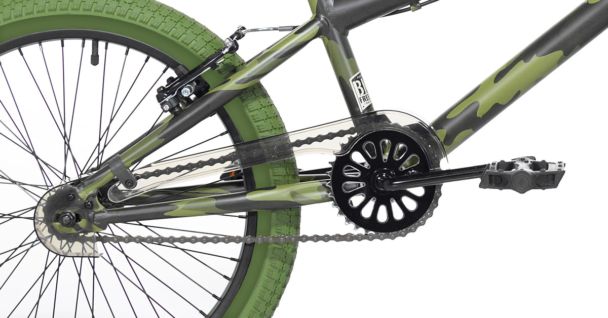 20" Kent Incognito BMX Kids Bicycle, Child Ages 7-13 Years, Green Camouflage