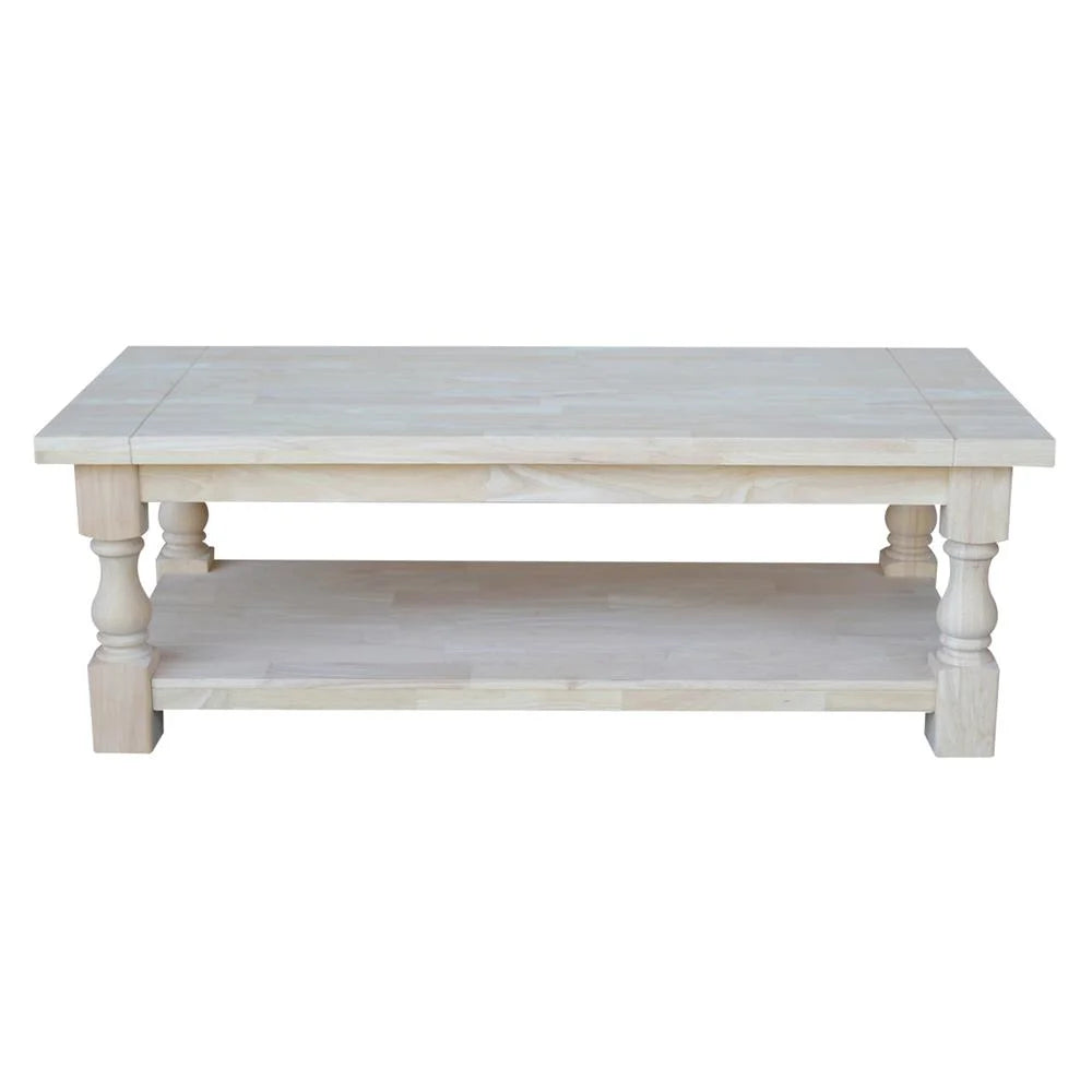Tuscan Coffee Table  Unfinished