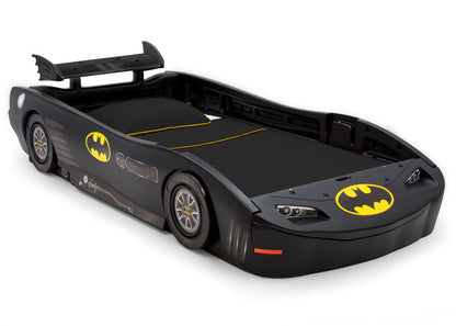 Delta Children DC Comics Batman Batmobile Car Plastic Twin Bed, Black