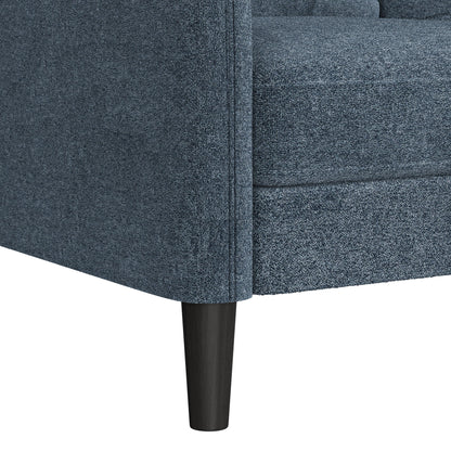 Mainstays Westley Swoop Arm Sofa, Burnt Orange