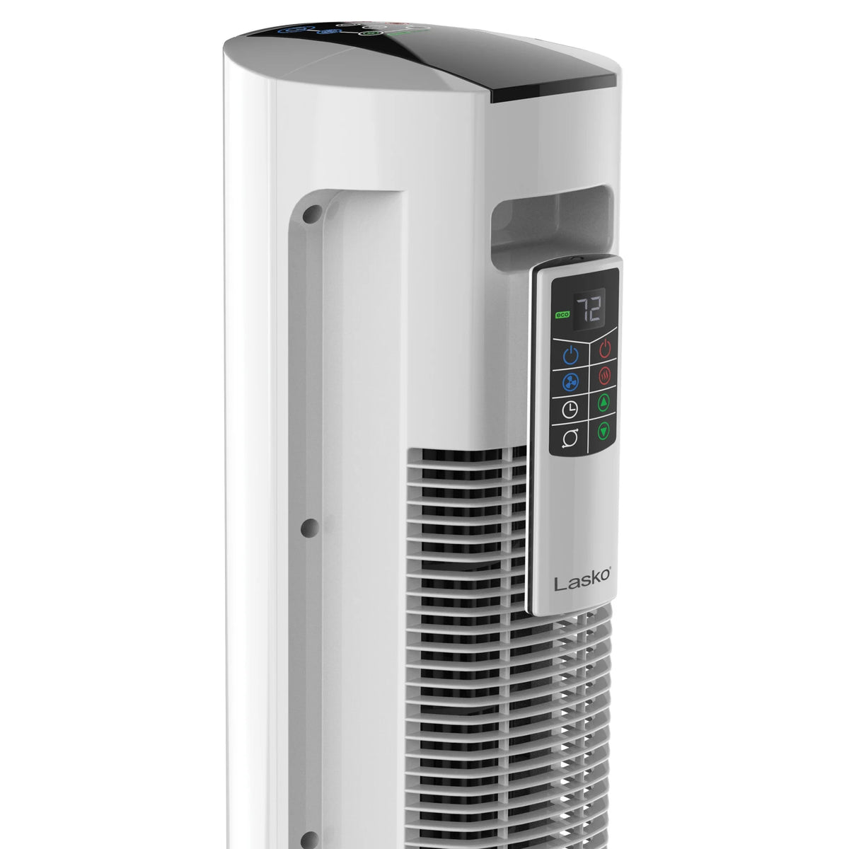 Lasko 42" 1500W All Season Tower Fan & Space Heater with Timer and Remote, White, FH500