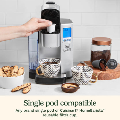 Cuisinart Premium Single Serve  Brewer + Hot Water Coffee-Maker Combo