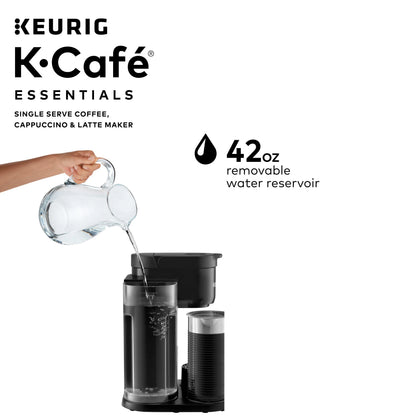 Keurig K-Caf�� Essentials Single Serve K-Cup Pod Coffee Maker, Black
