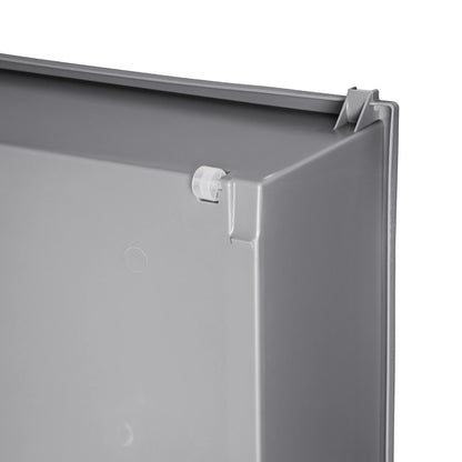 Sterilite 4 Drawer Unit, Durable Plastic Storage Solution for Garages and Basements, Dark Gray