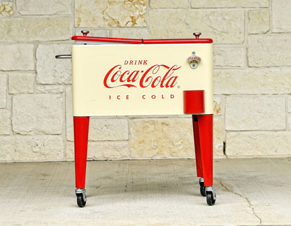 Leigh Country Licensed Coca-Cola Series CP 98111 Metal 60 Qt Outdoor Patio Cooler