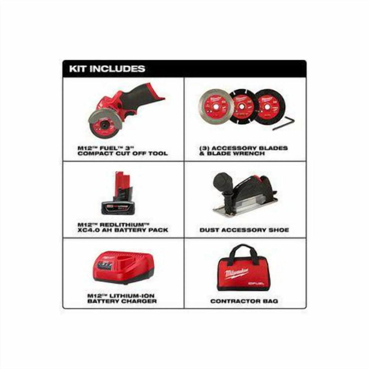 M12 FUEL 3  Compact Cut Off Tool - Kit
