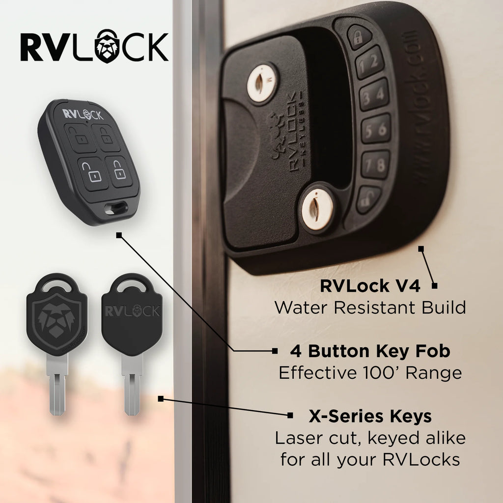 RVLock Compact Keyless Rv Door Lock