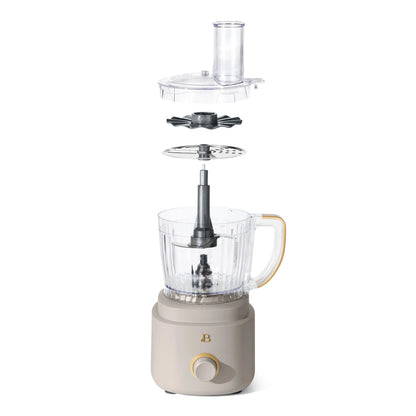 Beautiful 10-Cup Food Processor with Accessories, White Icing by Drew Barrymore