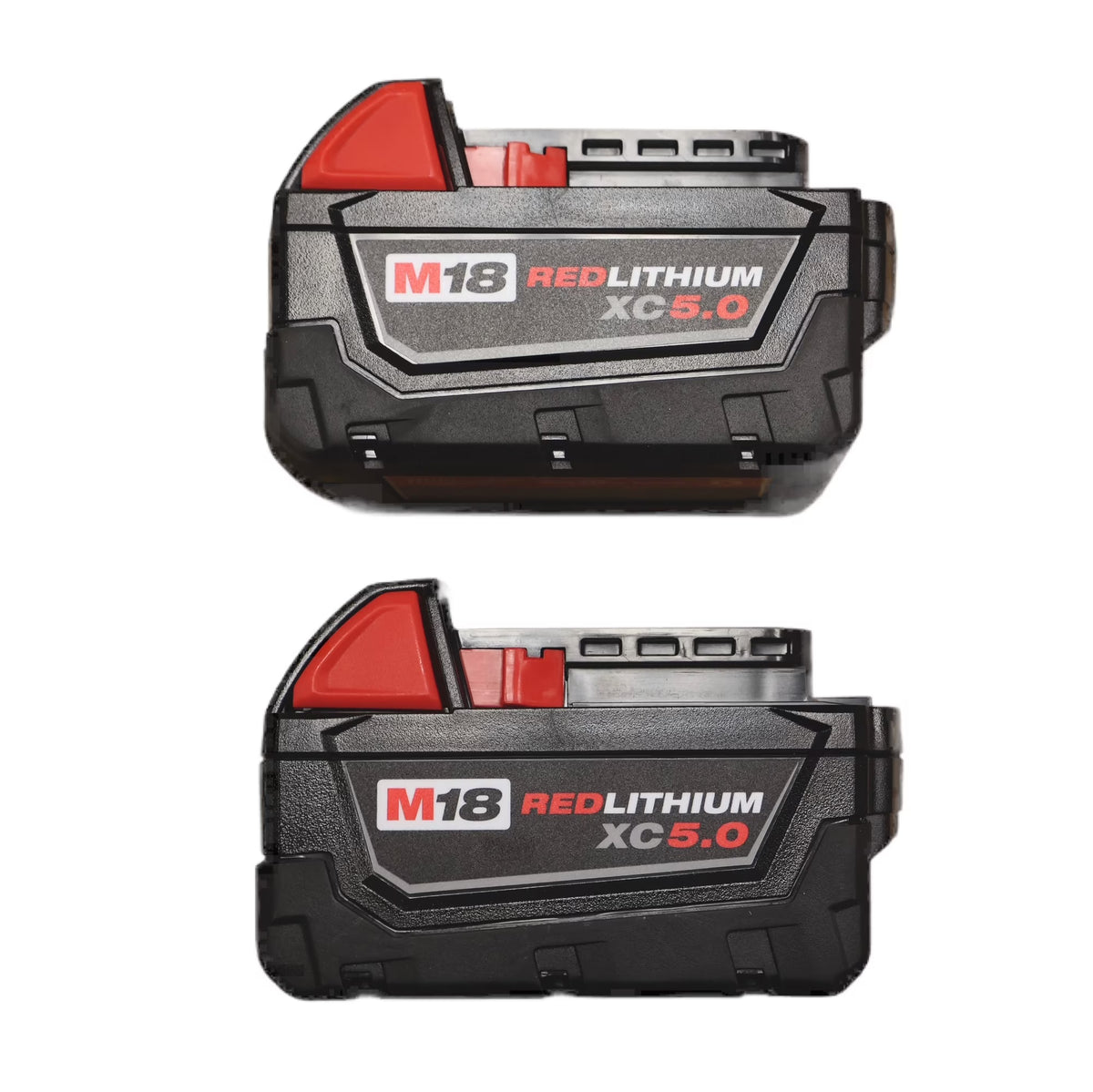 Milwaukee 48-11-1852 M18 REDLITHIUM XC 5.0Ah Extended Capacity 18V Battery Pack �C 2-Pack for Cordless Power Tools