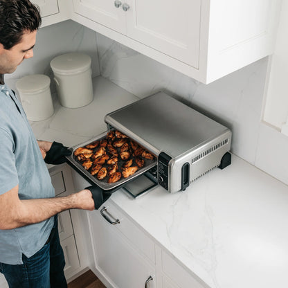 Ninja?? SP101 Foodia?�� 8-in-1 Digital Air Fry Oven, Flip-Away for Storage, Dehydrate, Keep Warm