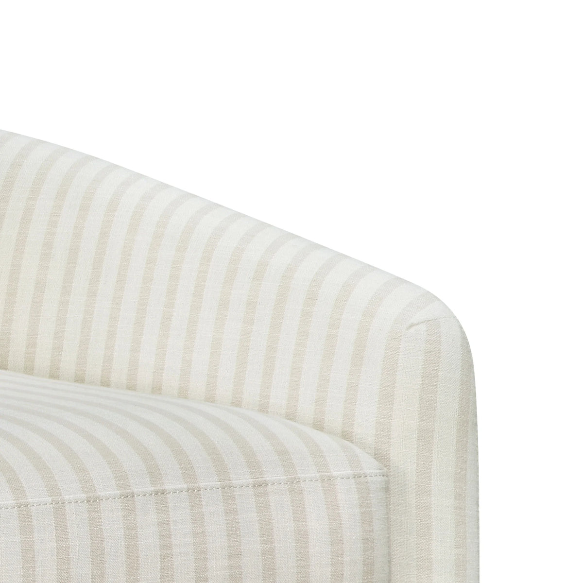 Beautiful Drew 72.2" Sofa by Drew Barrymore for Adults, Striped Linen