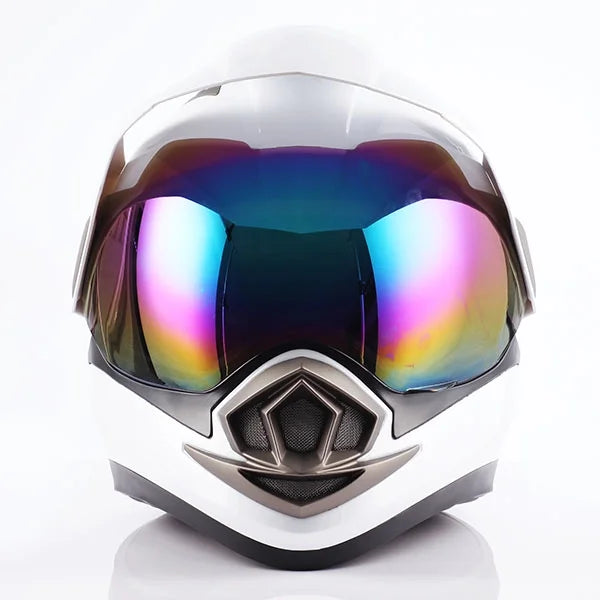 1Storm Dual Sport Helmet Motorcycle HGXP14A Full Face Motocross Off Road Bike + Motorcycle Bluetooth Headset: Matt Black