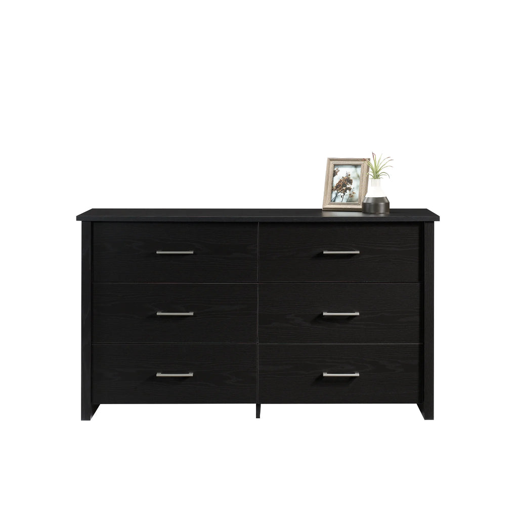 Mainstays Hillside 6-Drawer Dresser, Soft White Finish