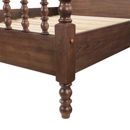 Pioneer Woman Harper Queen-Size Spindle Bed, Homestead Brown