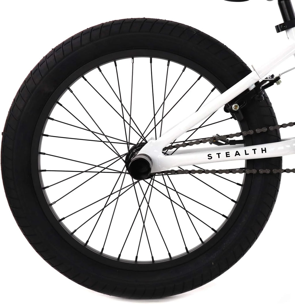 Elite BMX Bicycle 20” Freestyle Bike - Stealth Blue Purple Ideal for Ages 7 to 18 Years