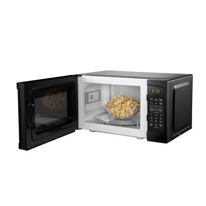 Danby 700W 0.7 Cubic Feet Convenient User-Friendly Countertop Microwave, Black