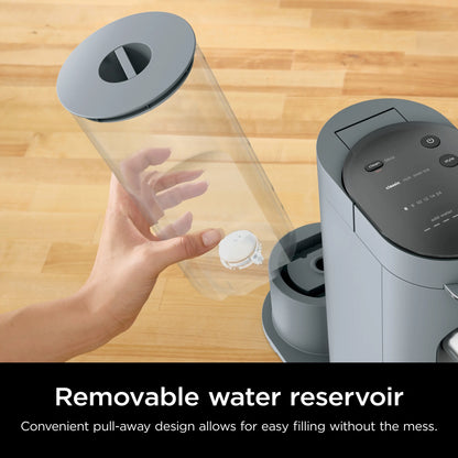 Ninja Pods & Grounds Single-Serve Coffee Brewer, Steam Grey