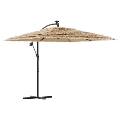 vidaXL Garden Parasol with Steel Pole Umbrella Sunshade Outdoor Patio Beach