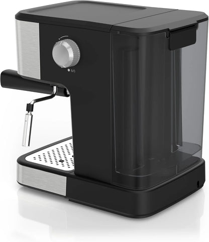 BLACK+DECKER 15-Bar Espresso and Cappuccino Maker, Stainless Steel