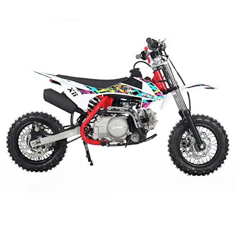 X-Pro Brand New X11 110cc Gas Pit Dirt Bike with Automatic Transmission, E-Start, 10" Wheels!