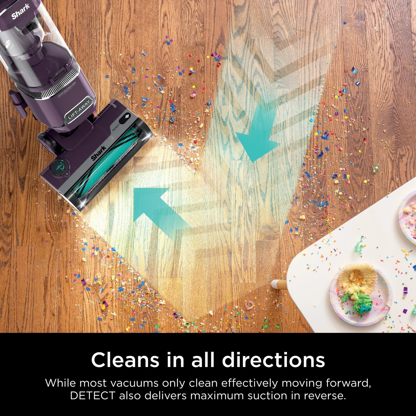 Shark Detect�?Lift-Away® ADV Corded Upright Vacuum with PowerFins Detect�? Self-Cleaning Brushroll, and Odor Neutralizer Technology, LA490