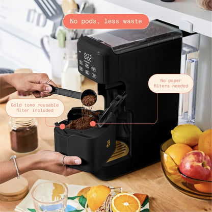 Beautiful Perfect Grind�?Programmable Single Serve Coffee Maker, White Icing by Drew Barrymore