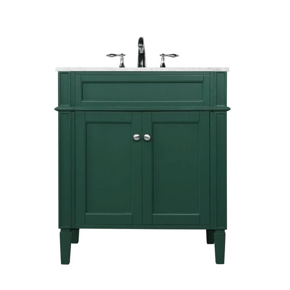 Elegant Kitchen and Bath 30 inch Single bathroom vanity in Grey
