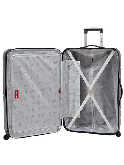 Wrangler 3 Piece Luggage Set with Cup Holder and USB Port, Olive Green