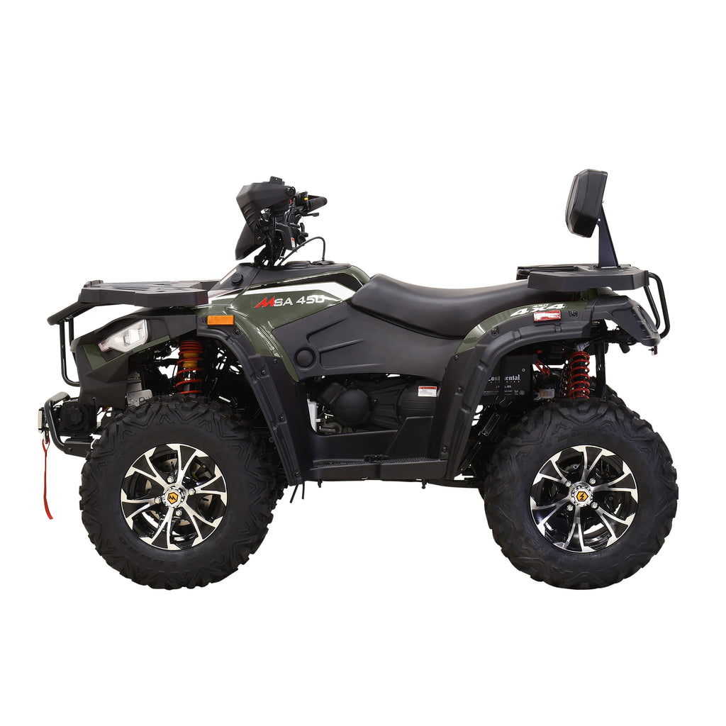 Massimo MSA450F Adult ATV Quad 352cc 25 HP 4 Stroke 4-Wheeler - Sand